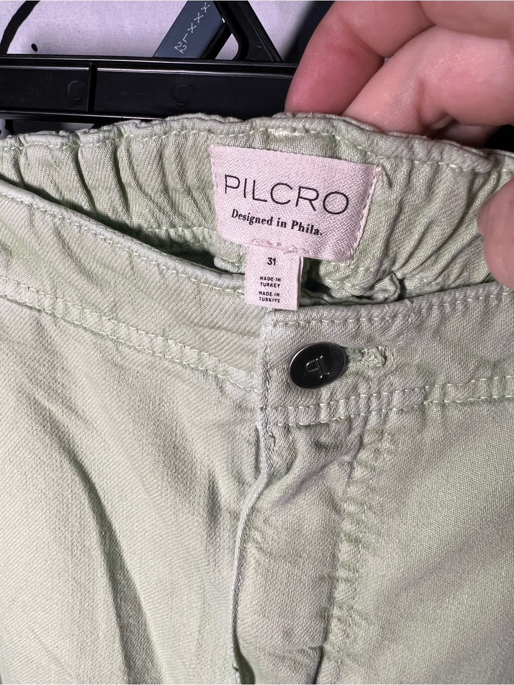NWOT Pilcro Relaxed High-Rise Wide-Leg Pants in Sage Green - Picture 8 of 8